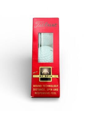 Titleist Dt Spin Three (3) Pack of Golf Balls New Wound Technology